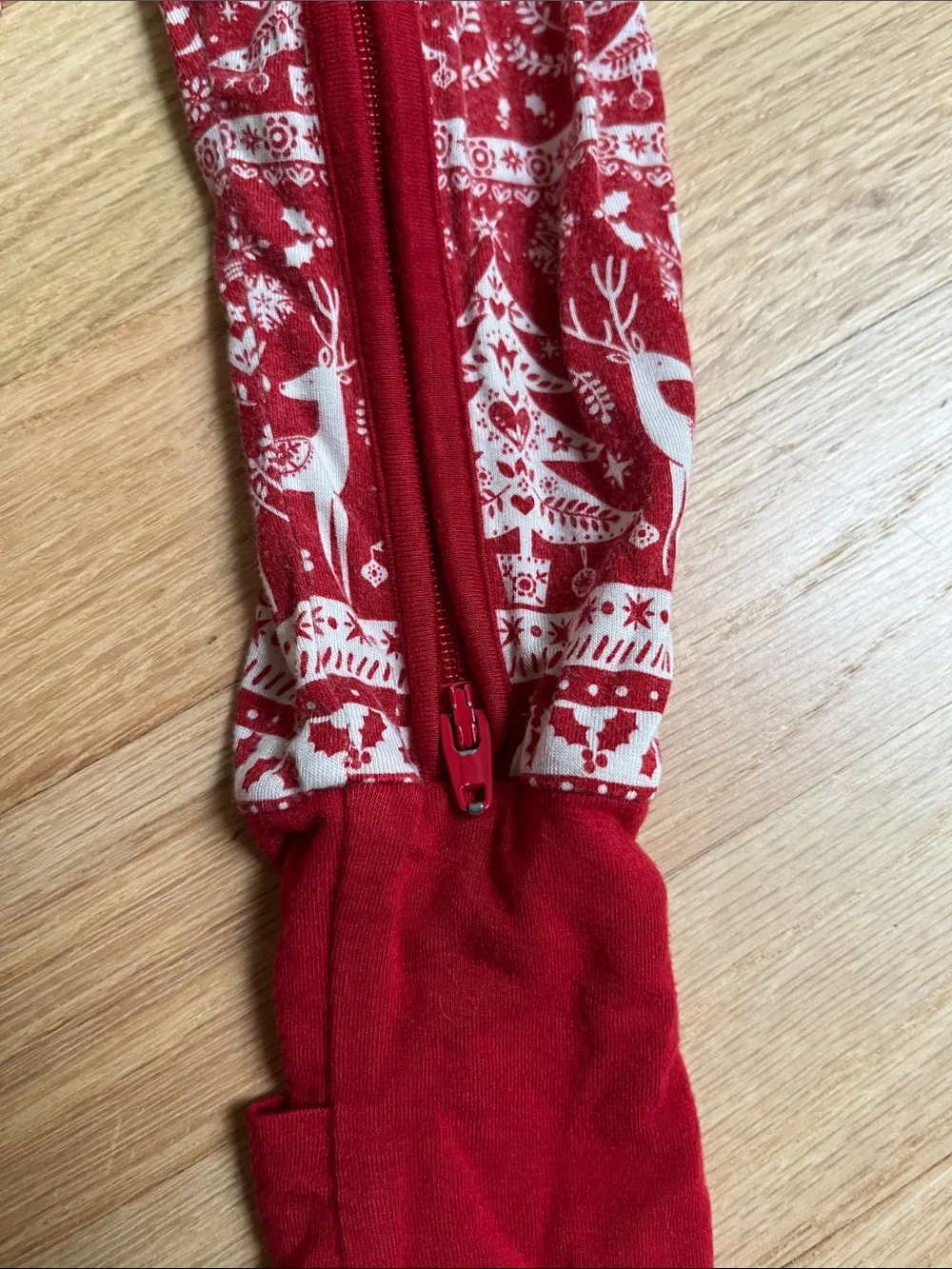 Little Sleepies Christmas zippy pajamas 6-12 months